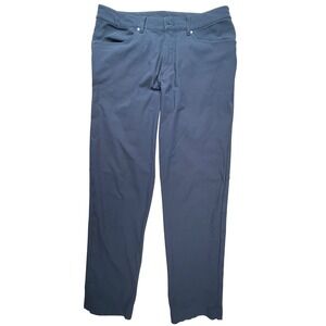 Lululemon Mens ABC Pant Classic-Fit‎ Warpstreme Navy Blue 32 LM5ADRS